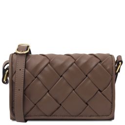 Tarte Sac Bandoulière en Cuir Taupe foncé TL142518