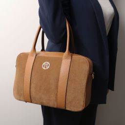 Stephany Leather Handbag Coffee TL142511