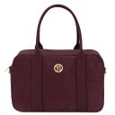Stephany Leather Handbag Bordeaux TL142511