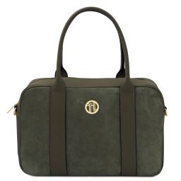 Stephany Leather Handbag Forest Green TL142511