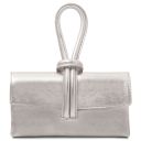 TL Bag Bolso Noche en Piel Metallic Silver TL141993