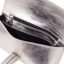 TL Bag Bolso Noche en Piel Metallic Silver TL141993