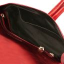 TL Bag Metallic Leather Clutch Red TL141993