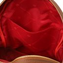 Itaca Rucksack aus Leder und Kosmetiktasche aus Weichem Leder Cognac TL142523