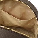 Itaca Leather Backpack and Soft Leather Toiletry Case Dark Brown TL142523