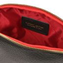 Itaca Zaino in Pelle e Trousse in Pelle Morbida Nero TL142523