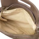 Nomade Bolso Noche en Piel de Gamuza con Flecos Marrón topo oscuro TL142496