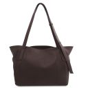 TL Bag Borsa Shopping in Pelle Morbida Testa di Moro TL142230
