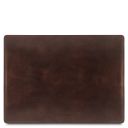 Leather Desk Pad Dark Brown TL141892