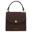 TL Bag Leather Handbag Dark Brown TL142203