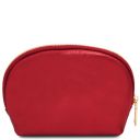 Vera Soft Metallic Leather Toiletry Case Red TL142520
