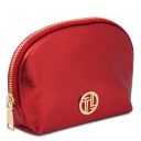 Vera Soft Metallic Leather Toiletry Case Red TL142520