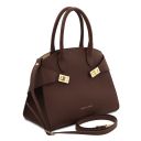Coccola Leather Handbag Coffee TL142421