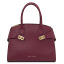 Coccola Bolso a Mano en Piel Bordeaux TL142421