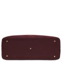 Tenace Suede Leather Handbag Bordeaux TL142525