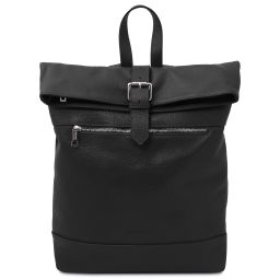 London Rucksack aus Weichem Leder Schwarz TL142502