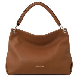TL Bag Soft Leather Shoulder bag Cognac TL142087