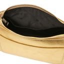 Parfait Bolso Noche en Piel Metallic con Bandolera Gold TL142543