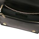 Opera Bolso Noche en Piel Metallic et Bandolera de Cadena Negro TL142519