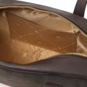 Eclaire Suede Leather Shoulder bag Dark Brown TL142516