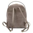Volta Suede Leather Backpack Dark Taupe TL142517