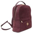 Volta Suede Leather Backpack Bordeaux TL142517