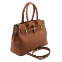 TL Bag Leather Handbag Cognac TL142174