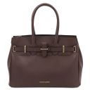 TL Bag Leather Handbag Coffee TL142174