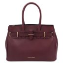 TL Bag Sac à Main en Cuir Bordeaux TL142174