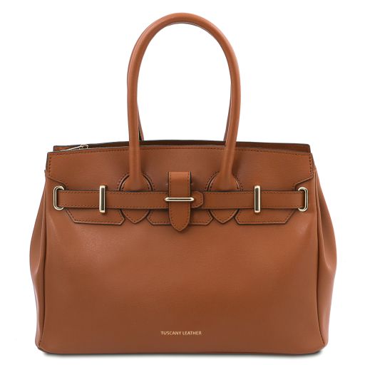 TL Bag Leather Handbag Коньяк TL142174