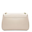 Elettra Borsa a Spalla in Pelle Morbida Beige TL141646