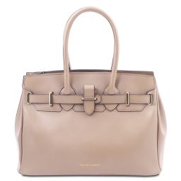 TL Bag Sac à Main en Cuir Nude TL142174