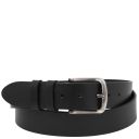 Handcrafted Leather Belt 40mm for Jeans Black TL142527