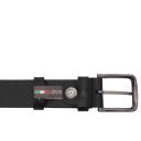 Handcrafted Leather Belt 35mm for Jeans Черный TL142526