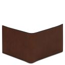 Exclusive 2 Fold Leather Wallet for men With Coin Pocket Dark Brown TL142552