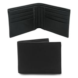 Exclusive 2 Fold Leather Wallet for men Черный TL142553