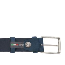 Ceinture élégante en Nubuck 35mm Bleu foncé TL142534