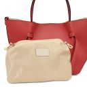 Legame Leather Handbag - Small Size Coral TL142482