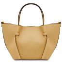 Legame Leather Handbag - Small Size Pastel yellow TL142482