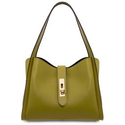 Soave Soft Leather Handbag Green TL142583