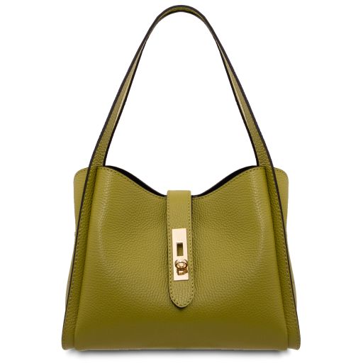 Soave Soft Leather Handbag Green TL142583