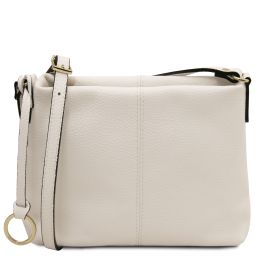 TL Bag Soft Leather Shoulder bag White TL141720