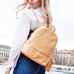 TL Bag Soft Leather Backpack Denim TL142280