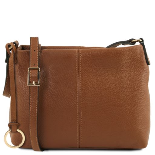 TL Bag Soft Leather Shoulder bag Cognac TL141720