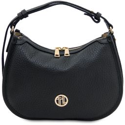 Hoblò Sac à Main en Cuir Souple Noir TL142563