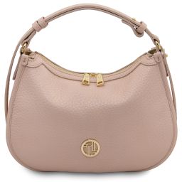 Hoblò Soft Leather Handbag Nude TL142563