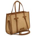 Frame Borsa a Spalla in Rafia Cognac TL142566