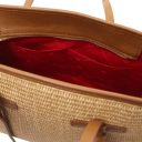 Frame Raffia Shoulder Bag Коньяк TL142566