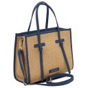 Frame Straw Effect Shoulder bag Синий TL142566