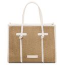 Frame Straw Effect Shoulder bag Белый TL142566